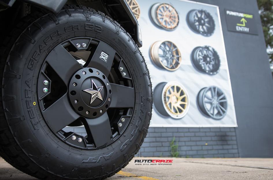 JEEP WRANGLER ROCKSTAR XD MATTE BLACK